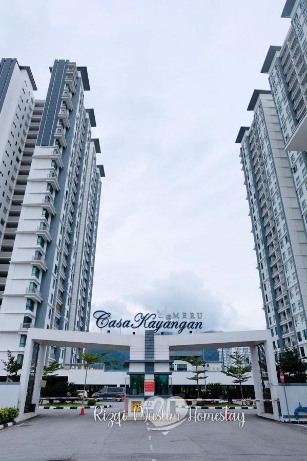Rizqi Muslim Homestay Meru Casa Kayangan Ipoh Eksteriør billede